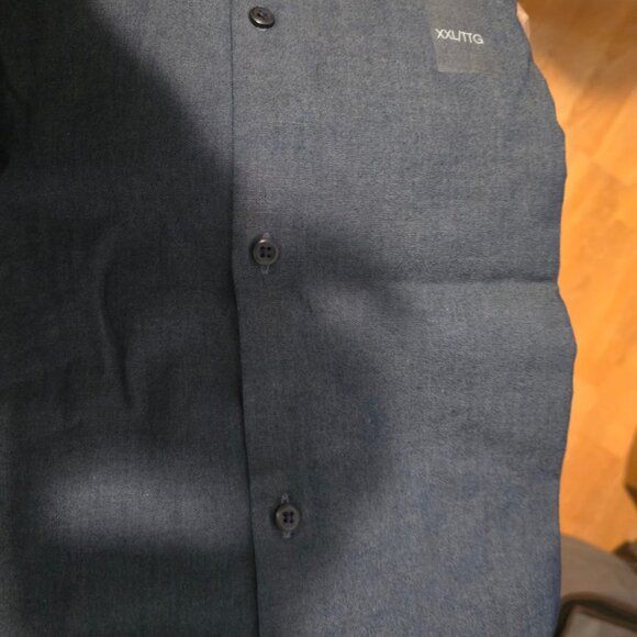 Calvin Klein Blue Casual Button Down Shirt - Picture 6 of 7